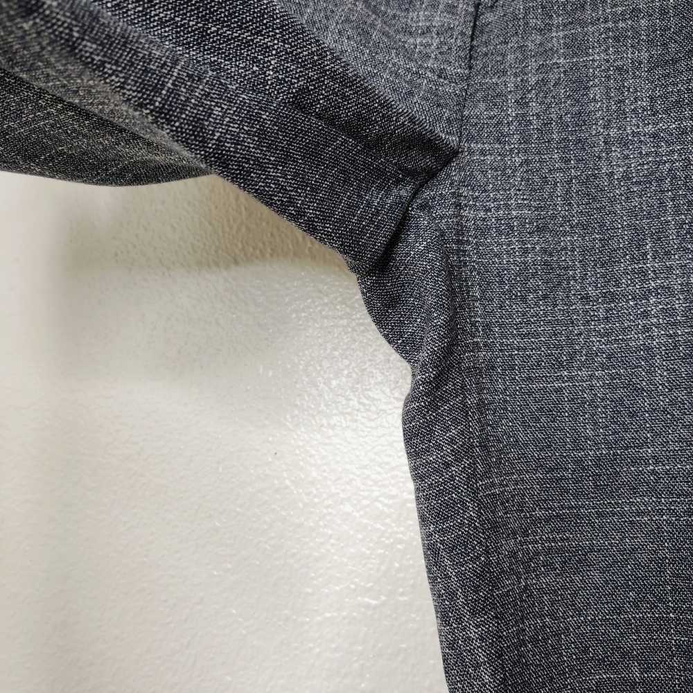 New York & Company Gray and White Stretch Trousers Pants Sz 6P - Picture 7 of 12